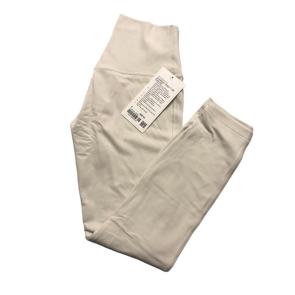 Lululemon Align HR Womens Legging 25” Color Bone White Size 6 $98 New w/tag - Picture 3 of 6